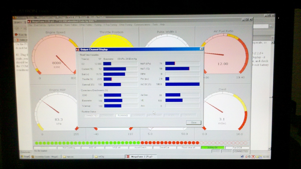 MegaTune - RealTime Display